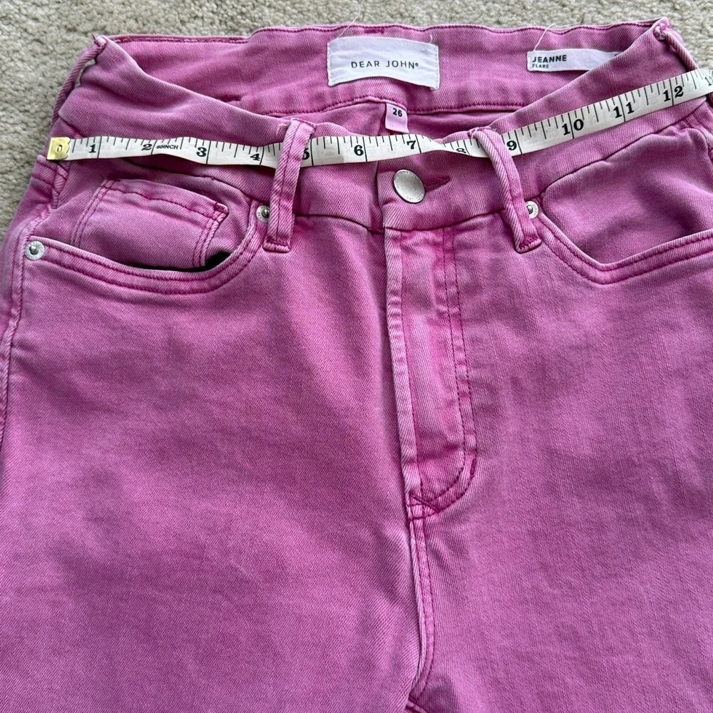 Dear John Pink Flare Jeans - Picture 3 of 11